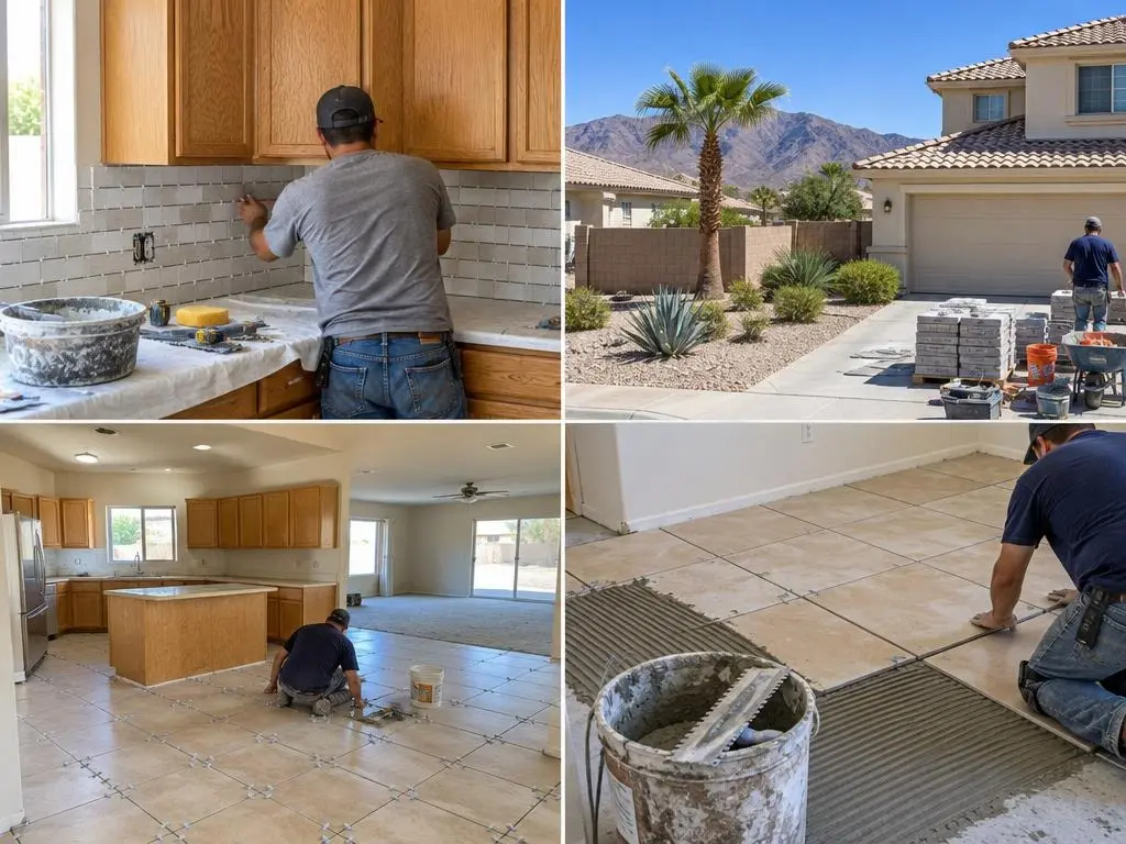 Backsplash & Kitchen Flooring in North Las Vegas, NV