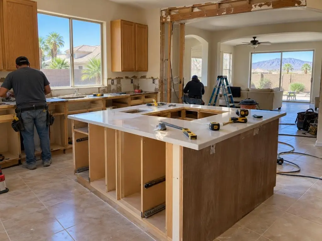Kitchen Layout & Island Changes in North Las Vegas, NV